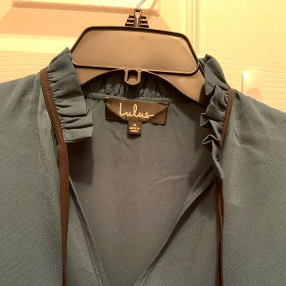 Dark green blouse - Picture 2 of 7